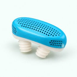 The nasal device in blue